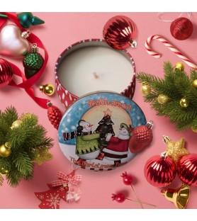 Bougie de Noël sapin de Noël